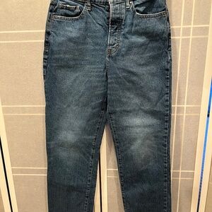A.N.A. Highest rise, vintage straight leg jean